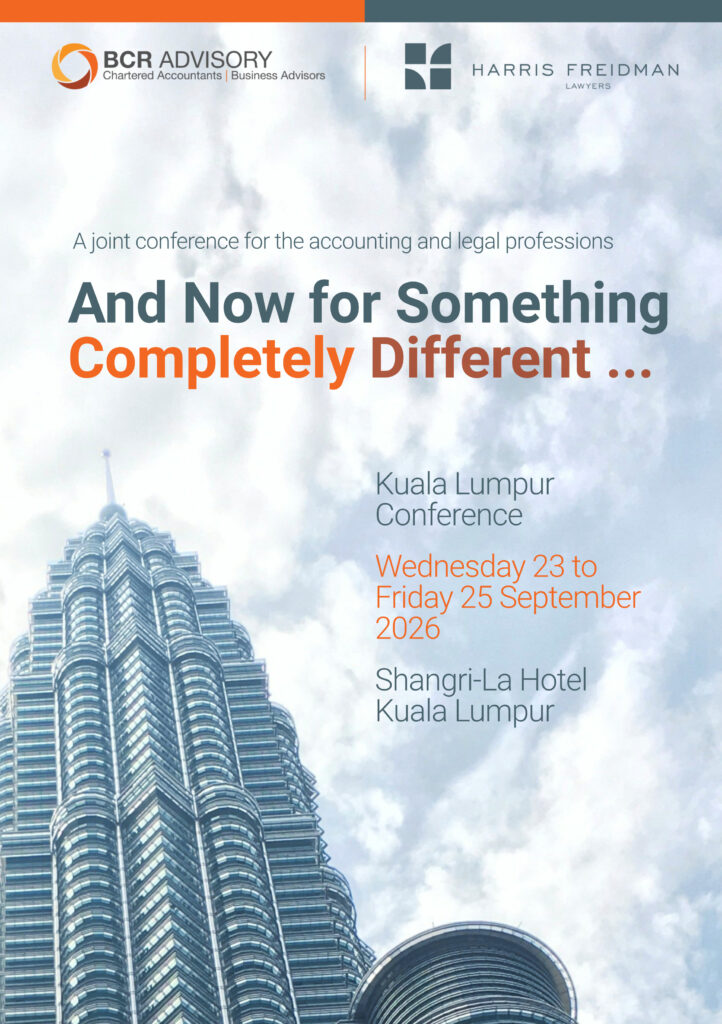 BCR Advisory & Harris Freidman joint conference for the accounting and legal professions